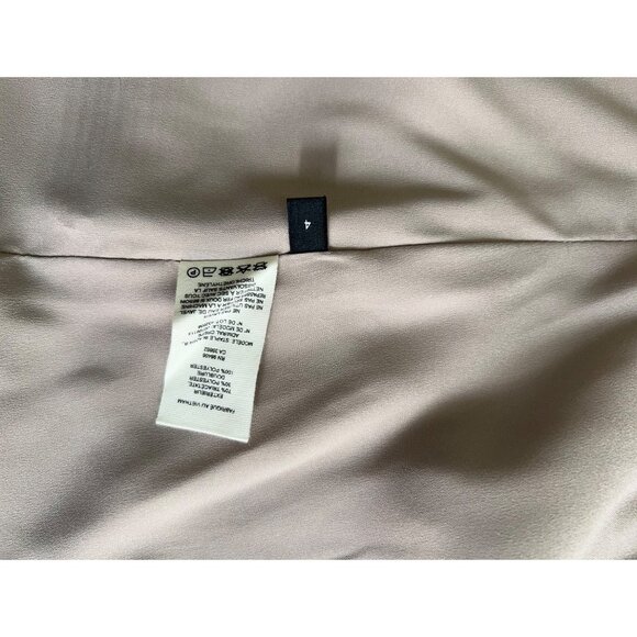 Theory Blazer Women Sz 4 One Button Pockets Notch Collar Career - Picture 7 of 10